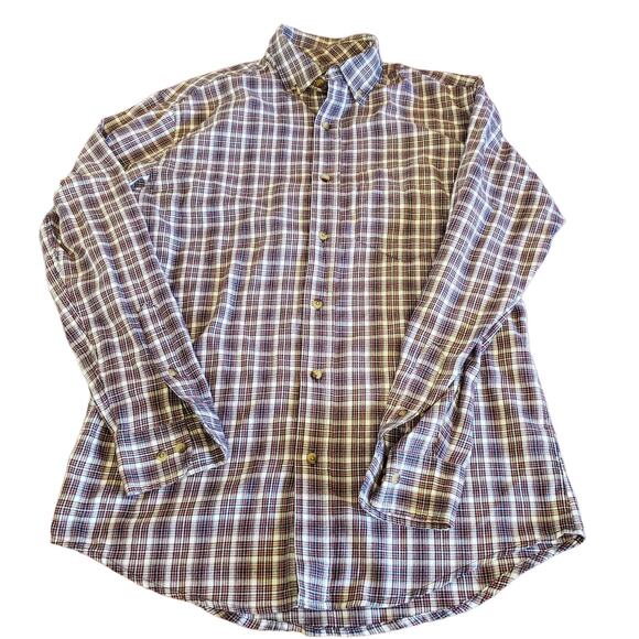 George Button Down Shirt Small Tusk Navy Style GM33Y035 Workwear Office Casual - Picture 1 of 4